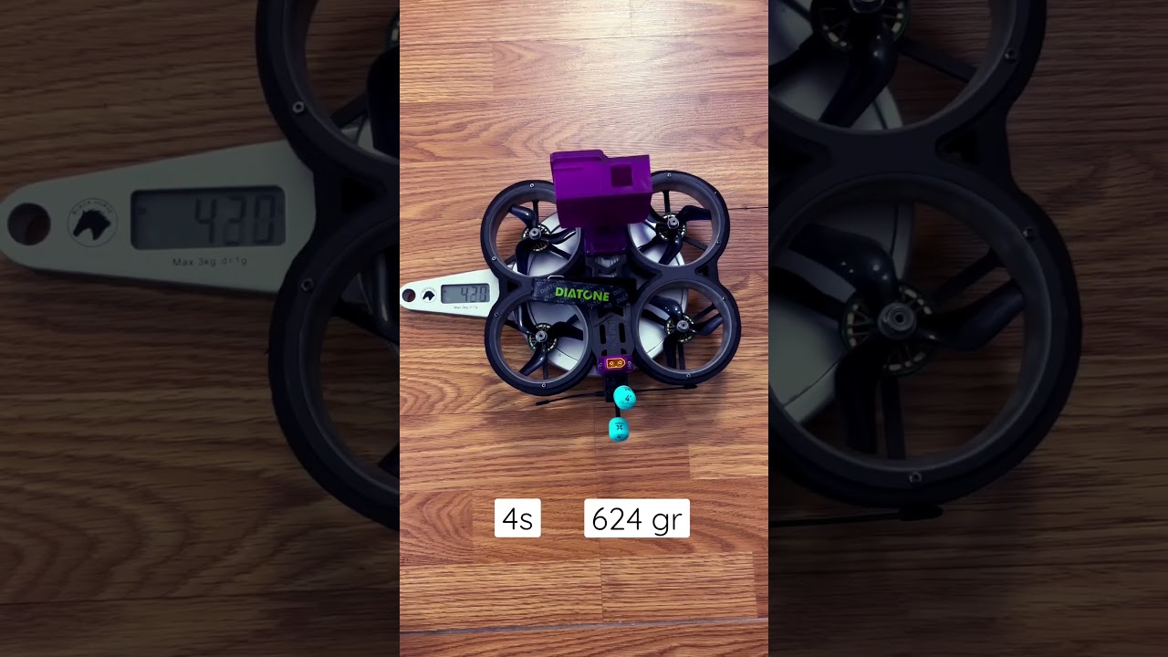 Compare fpv battery 4s vs 6s weight 