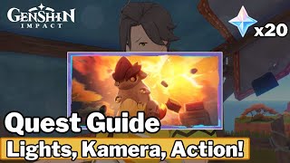 Lights, Kamera, Action! (Full Quest Guide & Location) - Genshin Impact