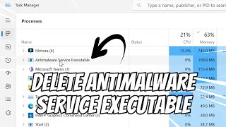 Delete Atau Hapus Antimalware Service Executable Di Windows
