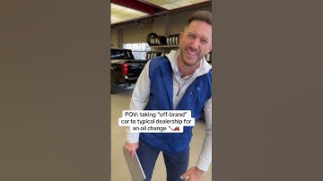 Why does the typical dealership service department! #oilchange #mechaniclife #cardealership #usa