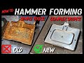 Steel Plate HAMMER FORMING!! Step By Step with Simple Tools - G10 Van Battery Tray