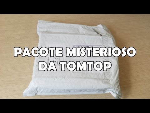 Unboxing: pacote misterioso da Loja Tomtop