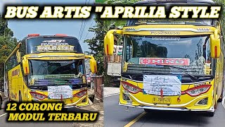 NGOYOD BUS APRILIA STYLE FULL TELOLET BASURI MODUL TERBARU 12 CORONG ATAS ‼️
