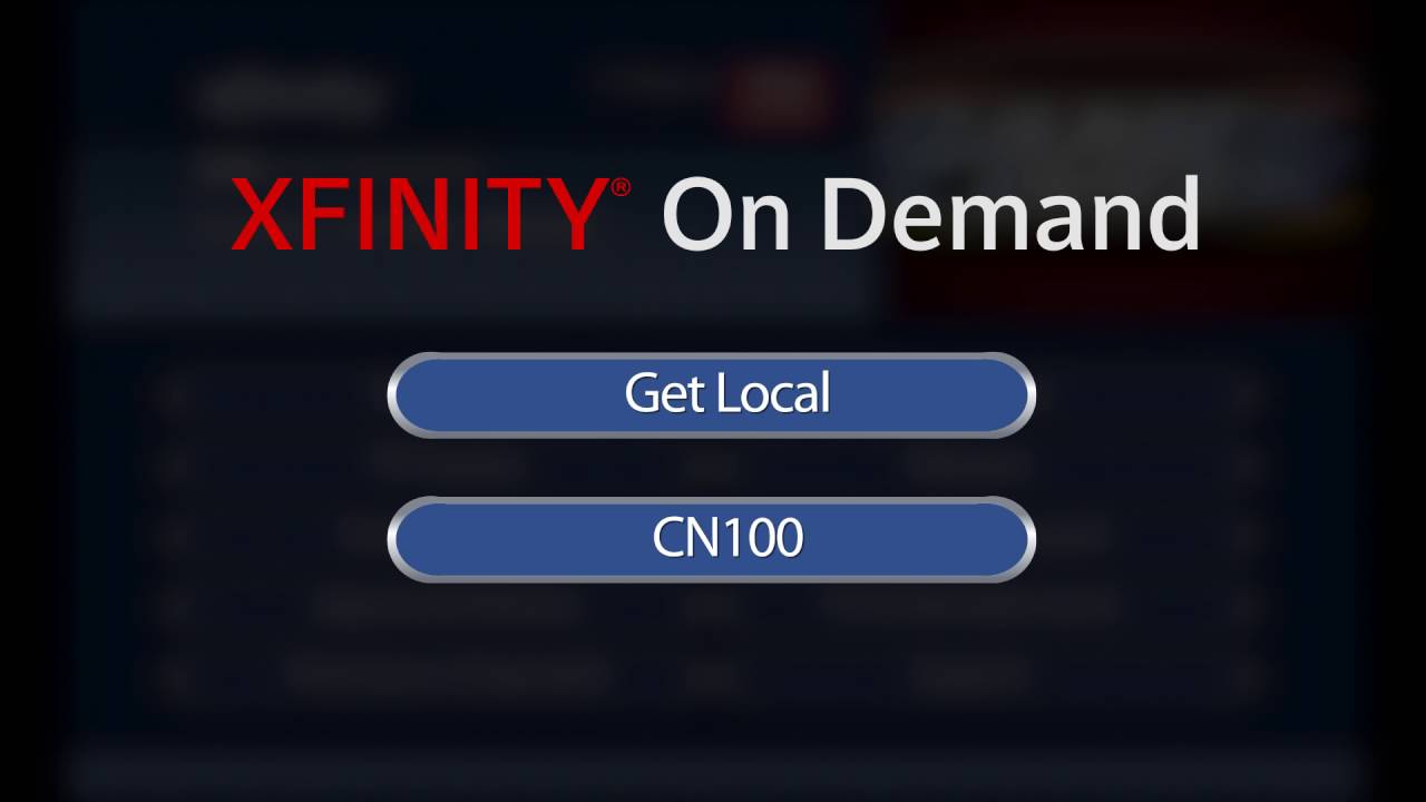 Xfinity On Demand YouTube