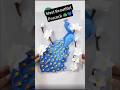 Most Beautiful Peacock 🦚 Clay Art 💙 | #3d #clayart #diy #giftideas #peacock #mini #asmr #explore #yt