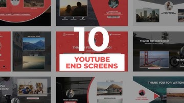 YouTube Outro End Screen Template - After Effects Template