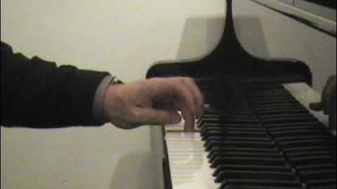 The Thumb Under Exercise for the Piano - Lesson One