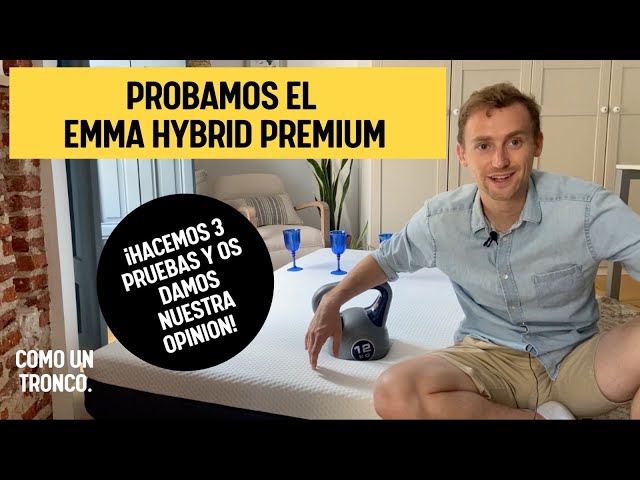 Despierta lleno de energía con Emma Hybrid Premium colchón