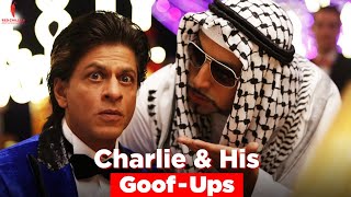 Charlie & His Goof Ups | Happy New Year | Comedy Scenes | Shah Rukh Khan, Deepika Padukone