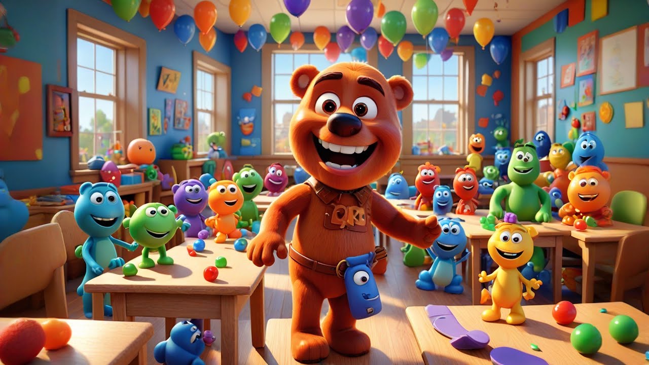 The Gummy Bear That Went to School 🍬🏫 | Fun Learning Story for Kids ...