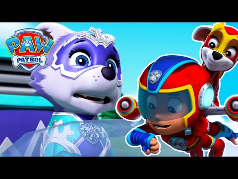 Deep Freeze! De mäktiga valparna slåss mot Harold! | PAW Patrol | På Svenska