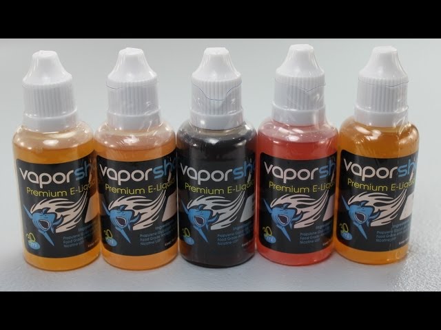 Vapor Shark: E-Liquid Review - YouTube