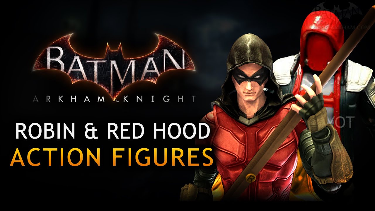 Batman Arkham Knight Robin And Red Hood Action Figures Youtube