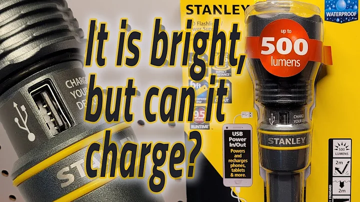 STANLEY LED Flashlight and Power Supply TL450Ps