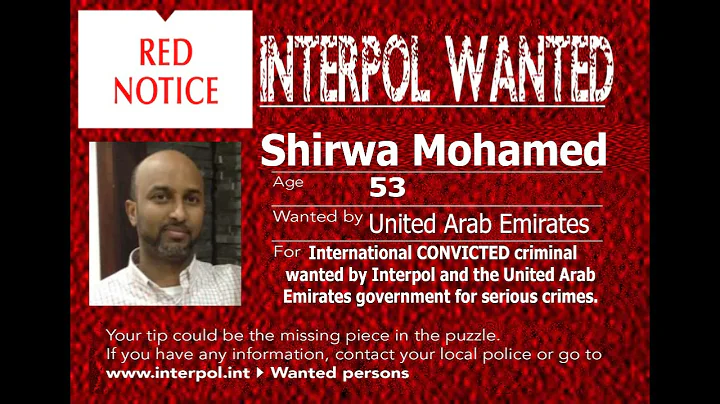 Shirwa Mohamed Internationa Convicted Criminal Wan...