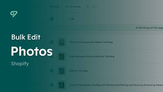 Bulk Edit Shopify Photos in Vela