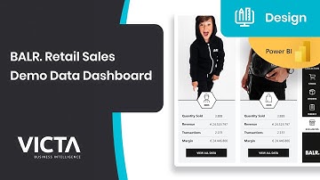 Victa Dashboard Design - BALR. Retail Sales Demo Data Dashboard