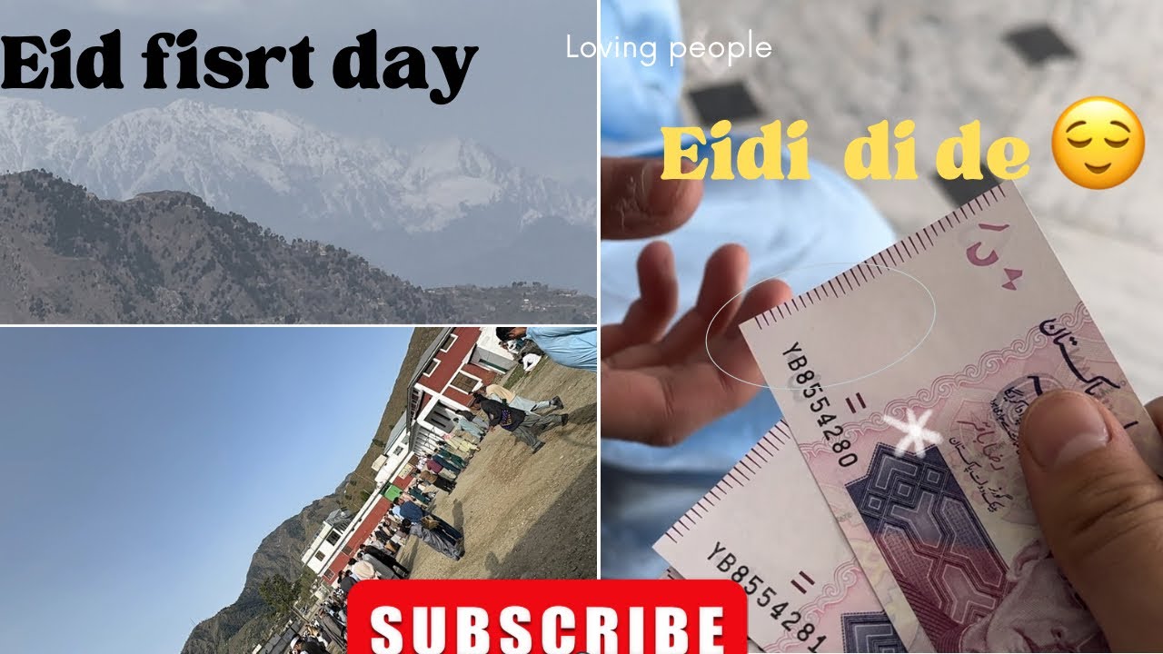 Eid Mubarak…eid day 1 | eidi de di | hike pe chale gai ❤️