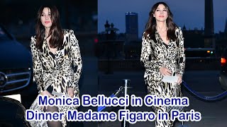 Monica Bellucci In Cinema Dinner Madame Figaro In Paris