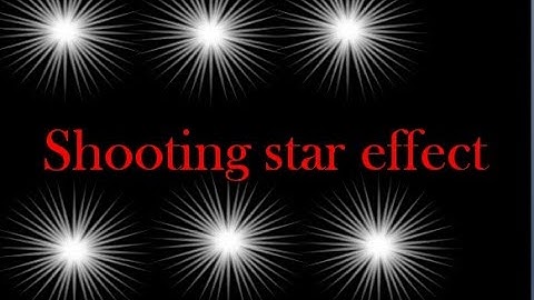 7:Shooting star effect in ms powerpoint 2007
