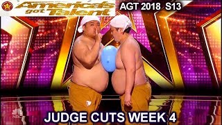 Yumbo Dump DID ENCORE FOR SIMON FUNNY Body Sounds America's Got Talent 2018 Judge Cuts 4 AGT