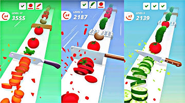 Perfect Slices All Levels Gameplay Android, ios (Level 41-45)
