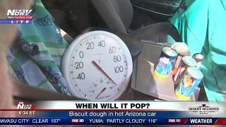 Biscuit pops in crazy hot arizona heat ...