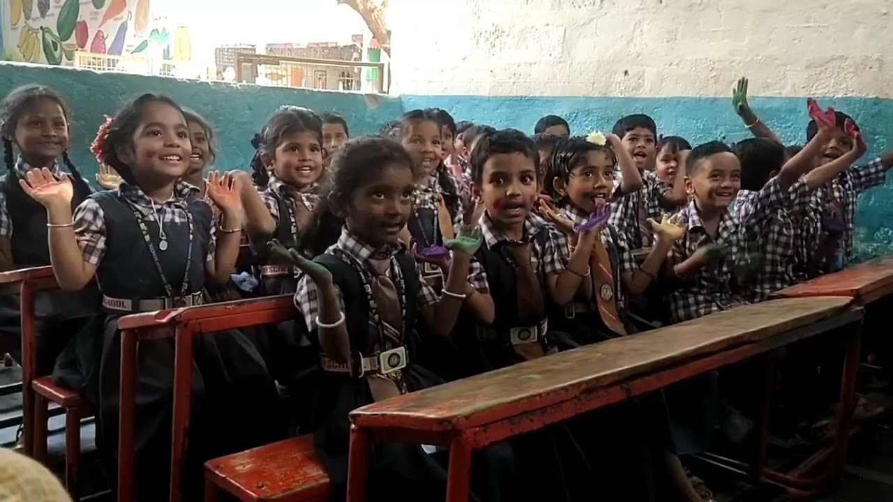 Rangoli Celebrations in Our GMR HIGH SCHOOL 🥳🥰😍🥳