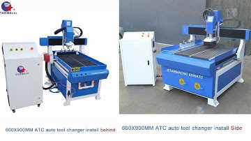 starma 6090 mini cnc router machine auto tool changer for wood mdf plywood aluminum metal