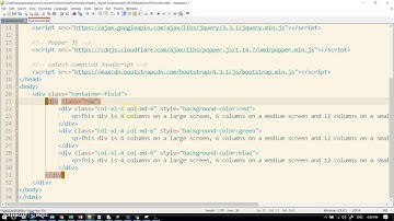 Bootstrap - responsive layout