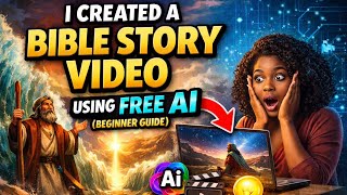 I Created a Bible Story Video Using FREE AI 😳(Beginner Guide) screenshot 5