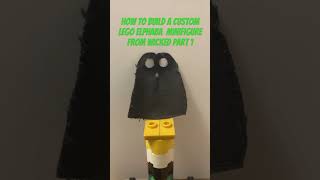 How to build a custom Lego Elphaba minifigure from Wicked part 1 🟢🧹