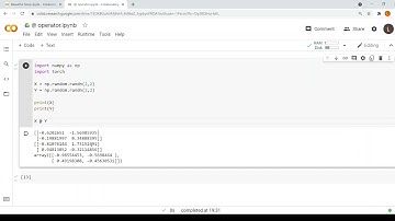 Python Shorts - @ operator for matrix multiplication in Numpy and PyTorch