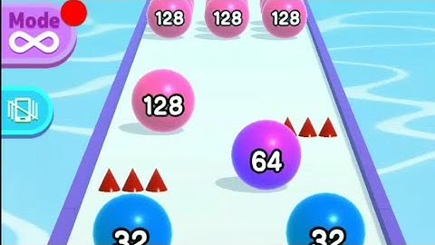 Ball Run 2048 - Gameplay Walkthrough Part 1 Tutorial Levels (IOS, Android)
