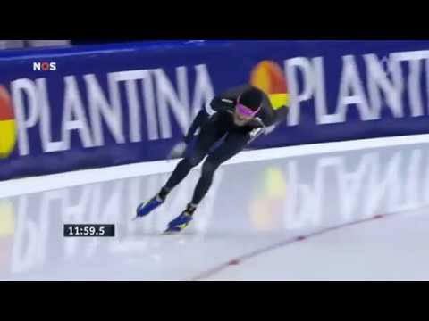 Jouke Hoogeveen - Arjan Stroetinga 10000m. NK Afstanden 2016