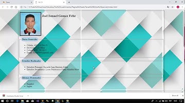 Cómo hacer un Curriculum Vitae en HTML