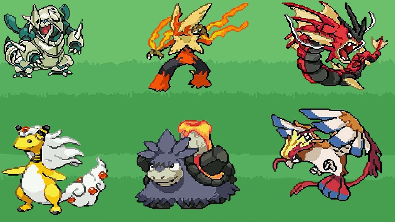 Pokémon Fire Red 2017 Mega Evolução, Pokémon Fire Red Novo Megas, P...