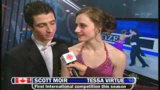 Virtue &amp; Moir 08-09 4CC Post-CD Interview