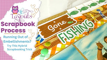 Stretching Your Scrapbook Supplies - Doodlebug - Double Page Scrapbook Process - Life in Layouts