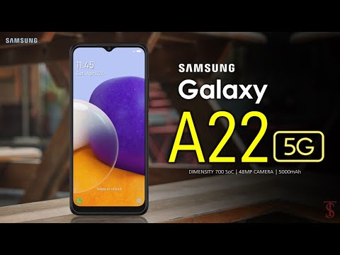 Samsung Galaxy A22 5G First Look, Design, Camera, Specifications, Price, Features