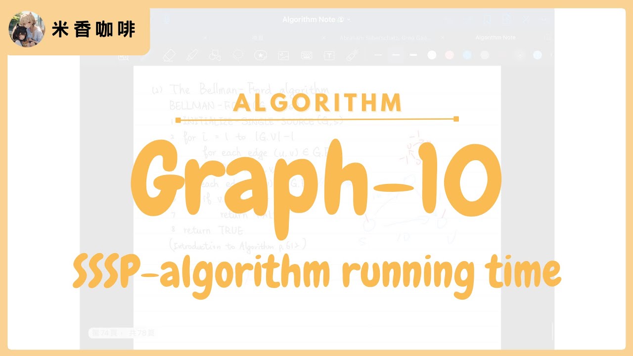 《演算法》30 Graph SSSP-algorithm running time