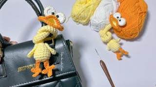 84/ Móc vịt vô tri cổ dài 🦆/ Crochet the inanimate duck🦆