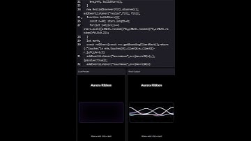 Aurora Ribbon — Reactive HTML5 Canvas Glow (≈67 Lines, HTML/CSS/JS)