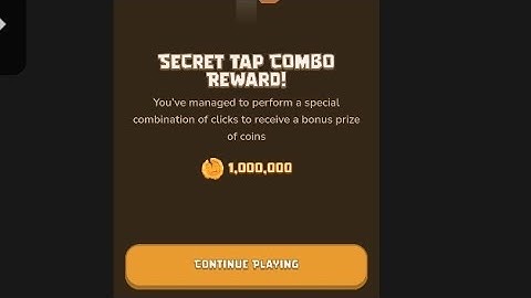 Do this on #memefi and earn 1,000,000 Coins instantly. SECRET TAP COMBO ON MEMEFI #memefi #telegram