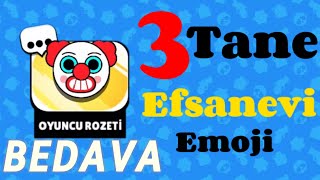 3 Tane Efsanevi̇ Emoji̇ Bedava Brawl Stars