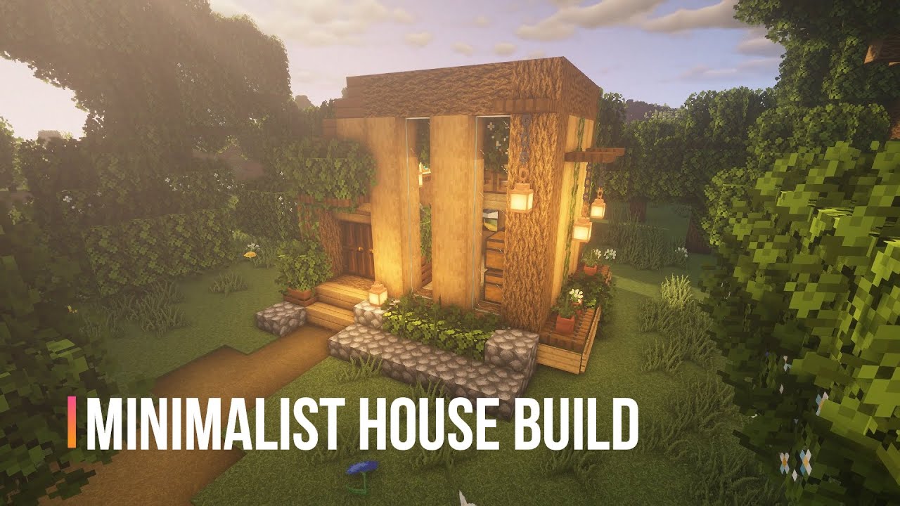 Minimalist House Build| Minecraft Tutorial #1| - YouTube