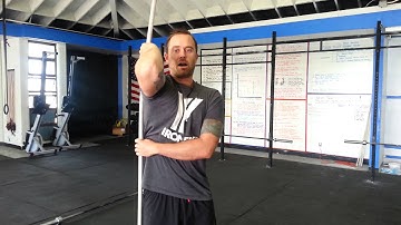 Front Rack Mobility: External Rotation with PVC Pipe