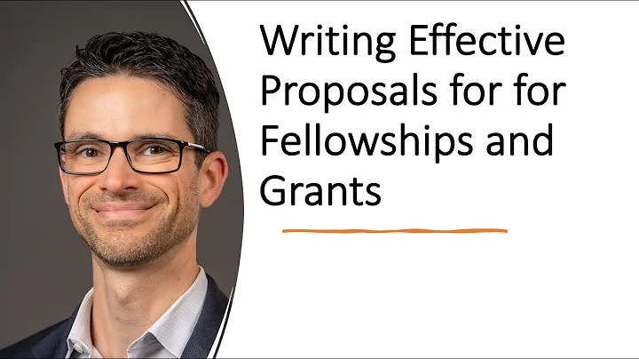 How to write proposals for fellowships and grants - Darren Lipomi UC San Diego