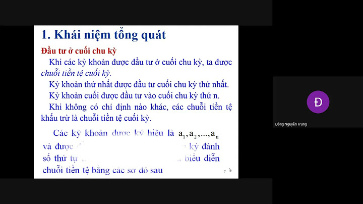 Bài tập về chuỗi tiền tệ có lợi giải