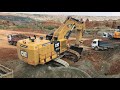 Caterpillar 6015B Excavator Loading Trucks With Two Passes - Sotiriadis Mining Works